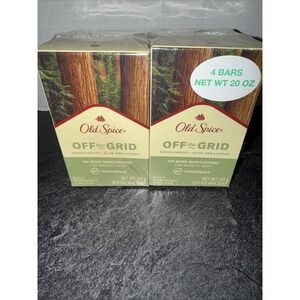 Old Spice Off the Grid Sandalwood Aloe Vera Bar Soap 4 Pack 5oz